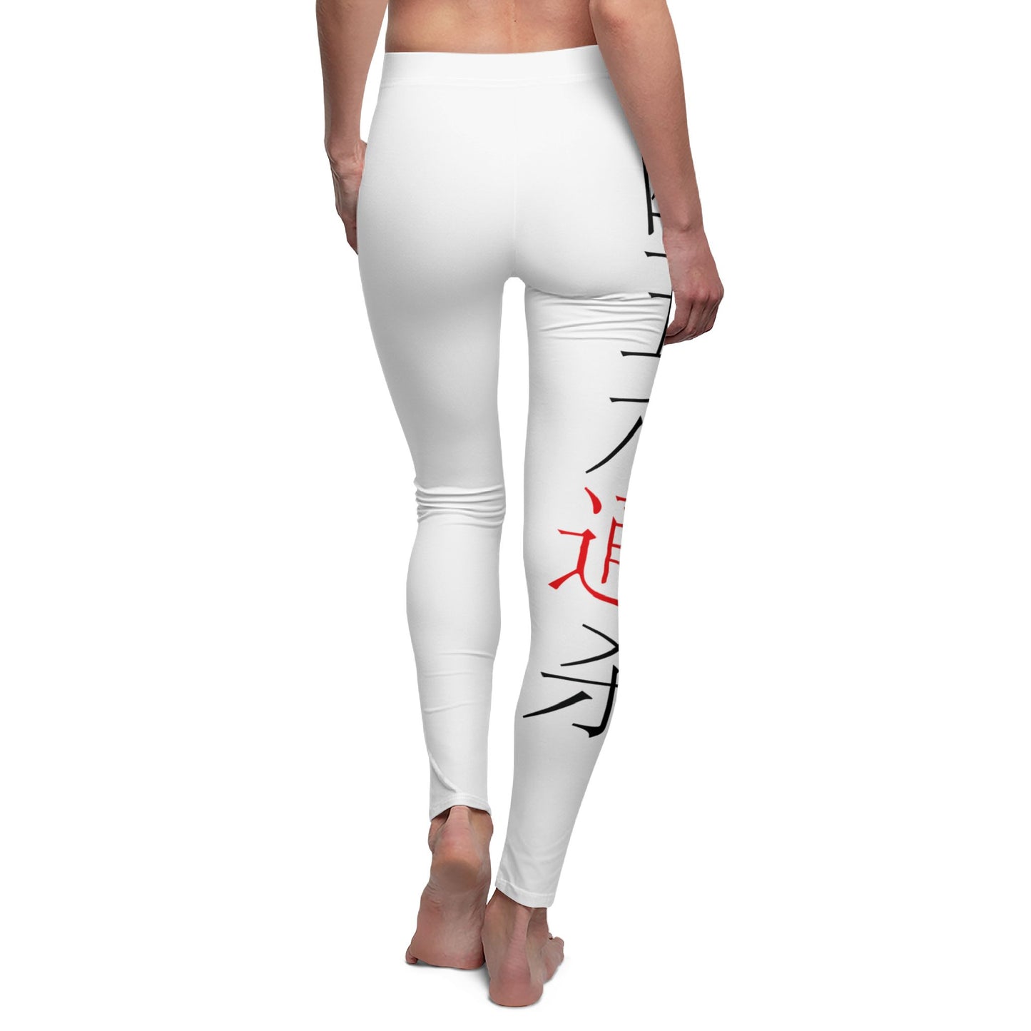 Hanzi - 456 KS V-Town Branded - Women's Mid-Rise Casual Leggings