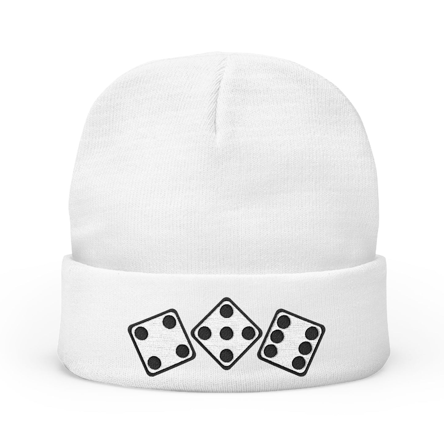 456 Diced Out - Knit Beanie (Embroidered)
