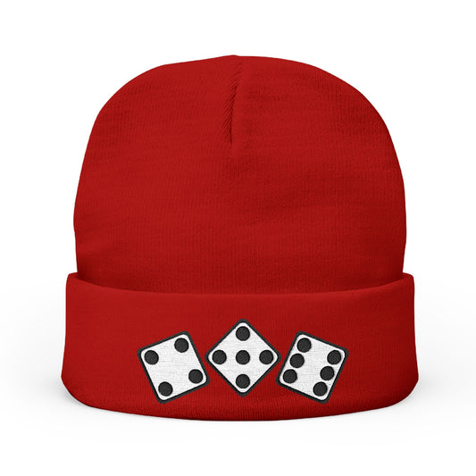 456 Diced Out - Knit Beanie (Embroidered)